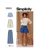 S9955 Misses' Shorts and Pants - K5 (8-10-12-14-16) image