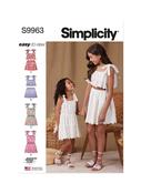 S9963 Children's and Girls Tops, Skirts, and Dresses - HH (3-4-5-6) image