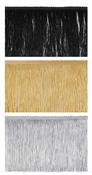 Glossy 15cm fringe trim (black, silver, gold) - Gold