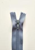 Nylon dress and skirt zips: white/grey/black - 8" (20cm) / Mid Grey