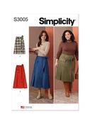 S3005 Misses' and Women's Skirts - M1 (10-12-14-16-18) image