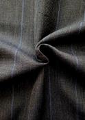 Poly mix decorative twill stripe (dark grey/blue) image