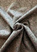 Soft Ponte di Roma jacquard knit (magenta/grey marl) image