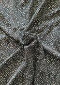 Black/ multicolour sparkle stretch fabric image