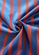 Patterned satin viscose linings - royal stripe image