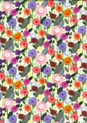 Rose &amp; Hubble Wide 100% Cotton Poplin, "Ranunculus" (mint) image