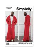 S3037 Men's Sweatshirt and Sweatpants by Norris Danta Ford