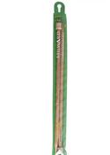 Single-ended knitting needles, 33cm (bamboo) - 9mm