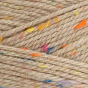 Special Aran Yarn with Wool - wheat nepp
