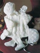 4187 Baby pram set: jacket, hat, leggings, and mittens (Special for Babies DK)