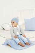 9530 Baby Cardigan, Hat, and Blanket (Bambino DK) image