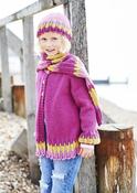 9706 Cardigan, Scarf and Hat (Bellissima DK)