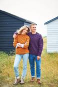9950 Unisex crew-neck checker board sweater (Recreate Chunky) image