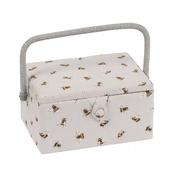 Traditional padded sewing box - Sewing Bee image