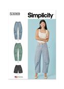 S3069 Misses' Pants and Shorts - R5 (14-16-18-20-22) image