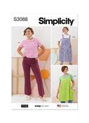 S3088 Misses' Tops, Pants and Apron Dresses by Elaine Heigl Designs image