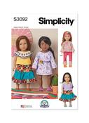 S3092 18" Doll Clothes by Carla Reiss image