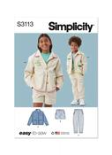 S3113 Children's or Girls' and Boys' Jacket, Shorts and Pants - HH (3-4-5-6)
