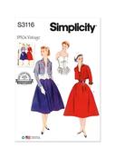 S3116 Misses' Bolero Suit and Bodice - Y5 (18-20-22-24-26)