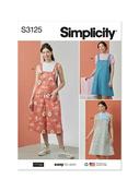 S3125 Misses' Knit Tops, Overalls and Jumper by Elaine Heigl Designs - 