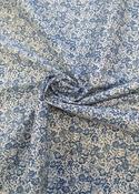 Rose &amp; Hubble 100% cotton poplin, "Alpine Rockery" (Copen Blue) image