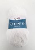 Squeeze Me, DK (Chenille Yarn) - white