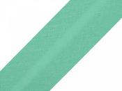 Single fold 100% cotton bias binding, 20mm - mint