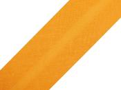 Single fold 100% cotton bias binding, 20mm - orange