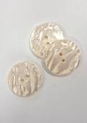 Pearlescent Button, 38mm (white)