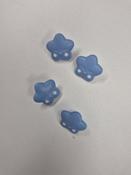 "Sleepy Star" children's buttons, 15mm - Blue