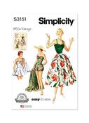 S3151 Misses' One Piece Bathing Suit and Skirt - Y5 (18-20-22-24-26)