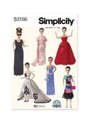 S3156 11 1/2" Fashion Doll Clothes by Carla Reiss