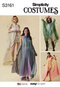 S3161 Misses' Capes