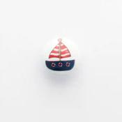 Sailboat picture button, 15mm