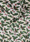 John Louden 100% craft cotton, "Gilded Holly Berries" image