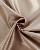 Luxury self-stripe satin coat lining - Chocolate