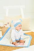 10202 Babies' Sweaters, Hat &amp; Blanket image