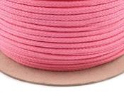4mm polyester drawstring cord - pink