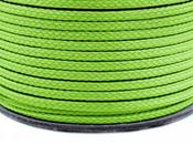 4mm polyester drawstring cord - lime green