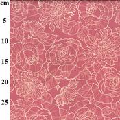 Rose &amp; Hubble 100% cotton poplin, "Moss Rose" (rose) image