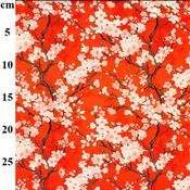 Rose &amp; Hubble 100% cotton poplin print, "Japanese Cherry" image