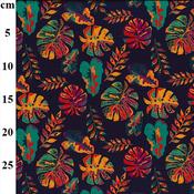 Rose &amp; Hubble 100% cotton poplin print, "Fallen Leaves" image