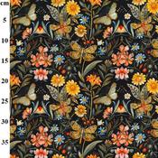 Rose &amp; Hubble 100% cotton poplin print, "Botanicals" image