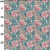 Rose &amp; Hubble 100% cotton poplin print, "Acanthus" image