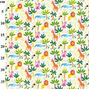Rose &amp; Hubble 100% cotton poplin print, "Safari" image