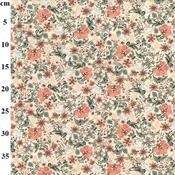 Rose &amp; Hubble 100% cotton poplin print, "Ashley" (pink) image