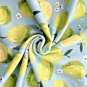"Luscious Limes", stretch cotton jersey