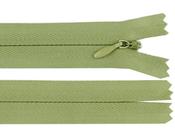 Concealed/invisible zips: greens - Willow / 24" (60cm)