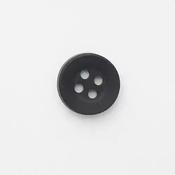 4-hole shirt buttons (11mm) - Black