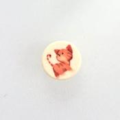Ginger Kitty shank buttons (15mm)